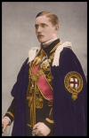 Prince Arthur in the robes of the Order of the Garter
