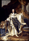 Louis XV of France in coronation robes