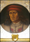Oil portrait of King Eric the Pomeranian of Scandinavia in Darłowo Castle