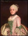 Maria Leopoldine of Anhalt-Dessau, painting by Christian Lisiewsky, 1765