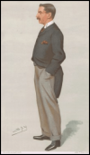 "The Pall Mall Magazine" Hamilton as caricatured by Spy (Leslie Ward) in Vanity Fair, February 1895