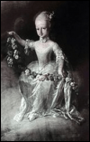 Extract from a portrait by Martin van Meytens, who represented the three daughters of Maria Theresa who died in infancy.