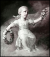Extract from a portrait of Martin van Meytens, who represented the three daughters of Maria Theresa who died in infancy