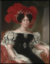 Désirée Clary - 1830 portrait by Fredric Westin